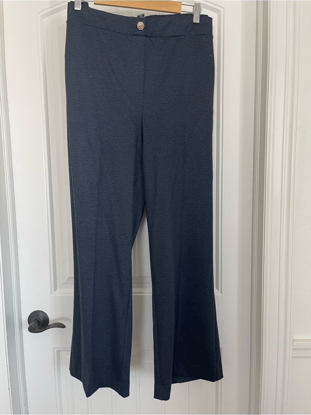 Jones New York Faux Denim Wide-Leg Trousers